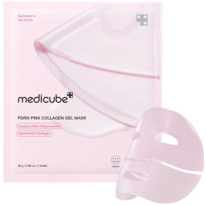 Medicube PDRN Pink Collagen Gel Mask – Máscara Facial de Hidrogel 28g | 1 Unidade