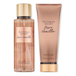 Kit Victoria’s Secret Bare Vanilla – Body Splash 250ml + Hidratante Corporal 236ml